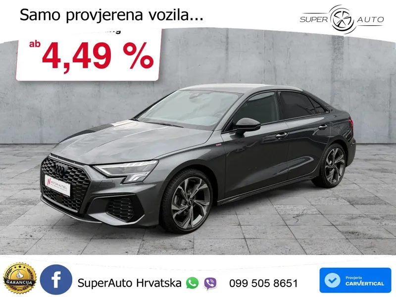 Audi A3 Limuzina 35 TFSI (150 KS) S tronic S line LED+GR SJED+ACC