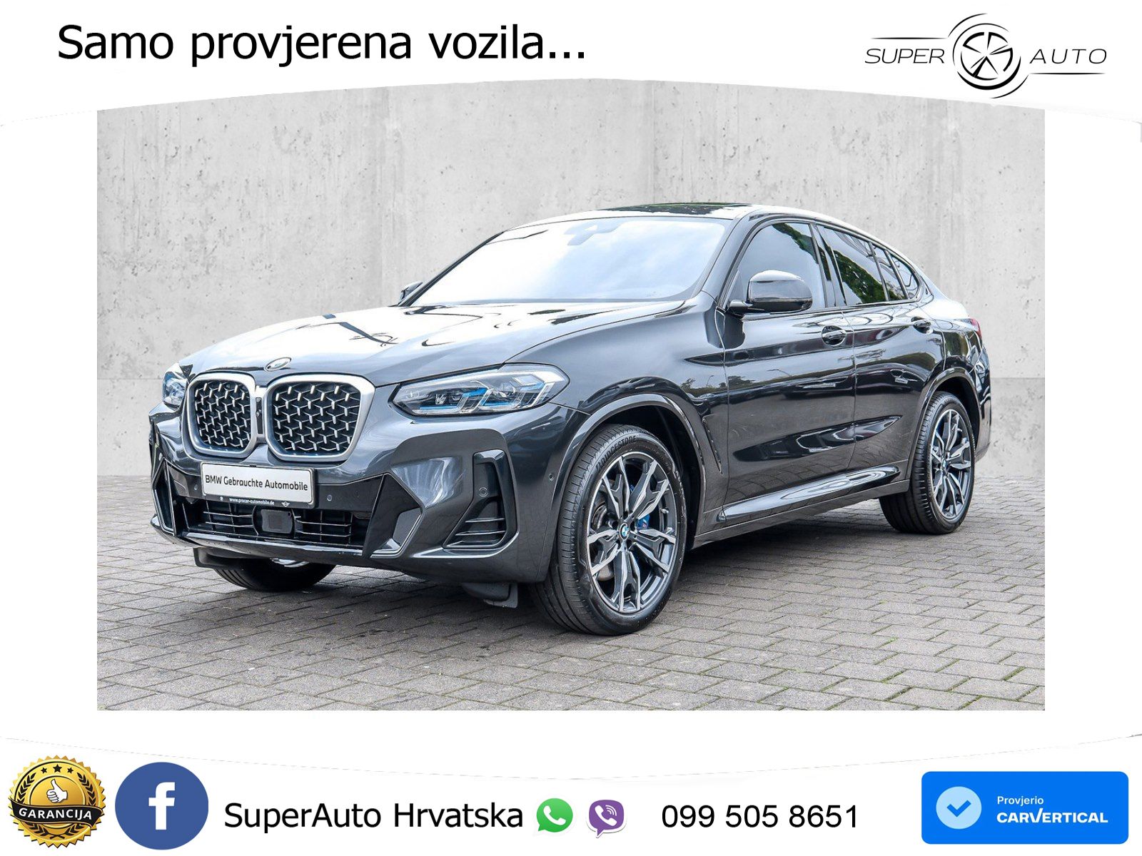 BMW X4 30d (286 KS) xDrive Steptronic M Sport LED+GR SJED+ACC