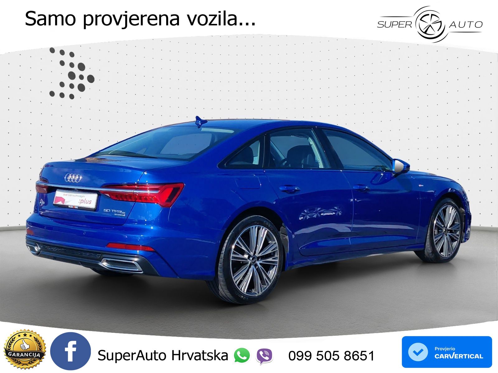 Audi A6 50 TFSIe (299 KS) quattro ultra S tronic S line MATRIX+GR SJED+KAM