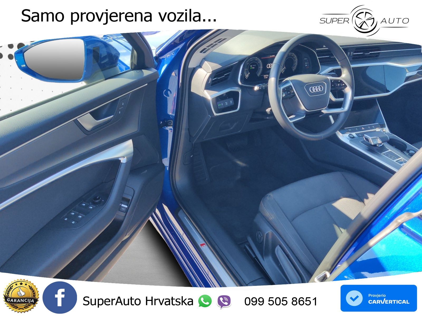 Audi A6 50 TFSIe (299 KS) quattro ultra S tronic S line MATRIX+GR SJED+KAM