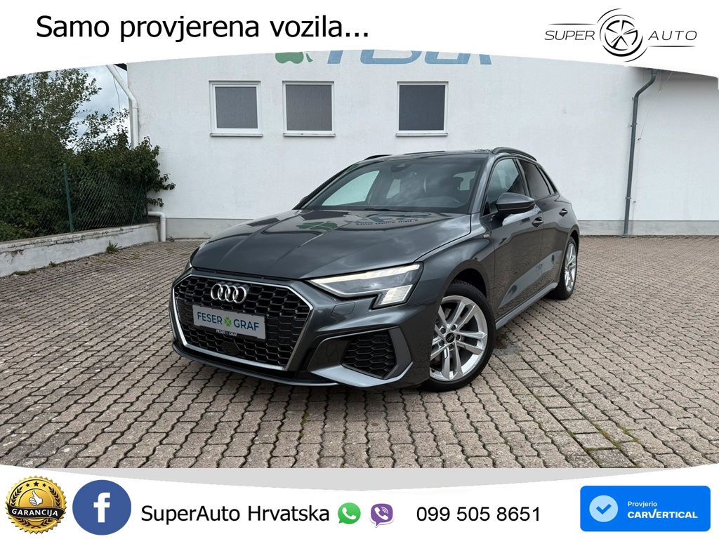 Audi A3 40 TFSI (190 KS) quattro S tronic S line LED+GR SJED+ACC