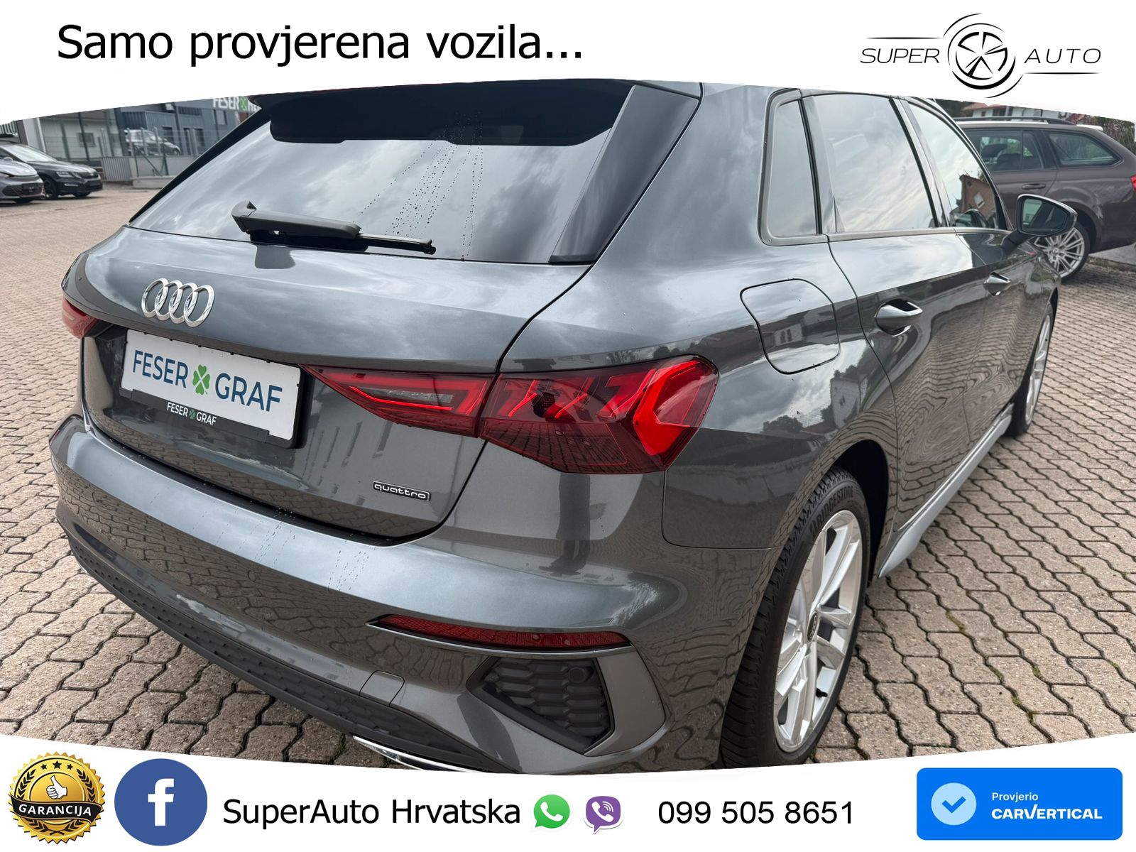 Audi A3 40 TFSI (190 KS) quattro S tronic S line LED+GR SJED+ACC