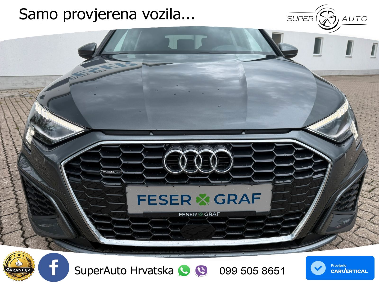 Audi A3 40 TFSI (190 KS) quattro S tronic S line LED+GR SJED+ACC