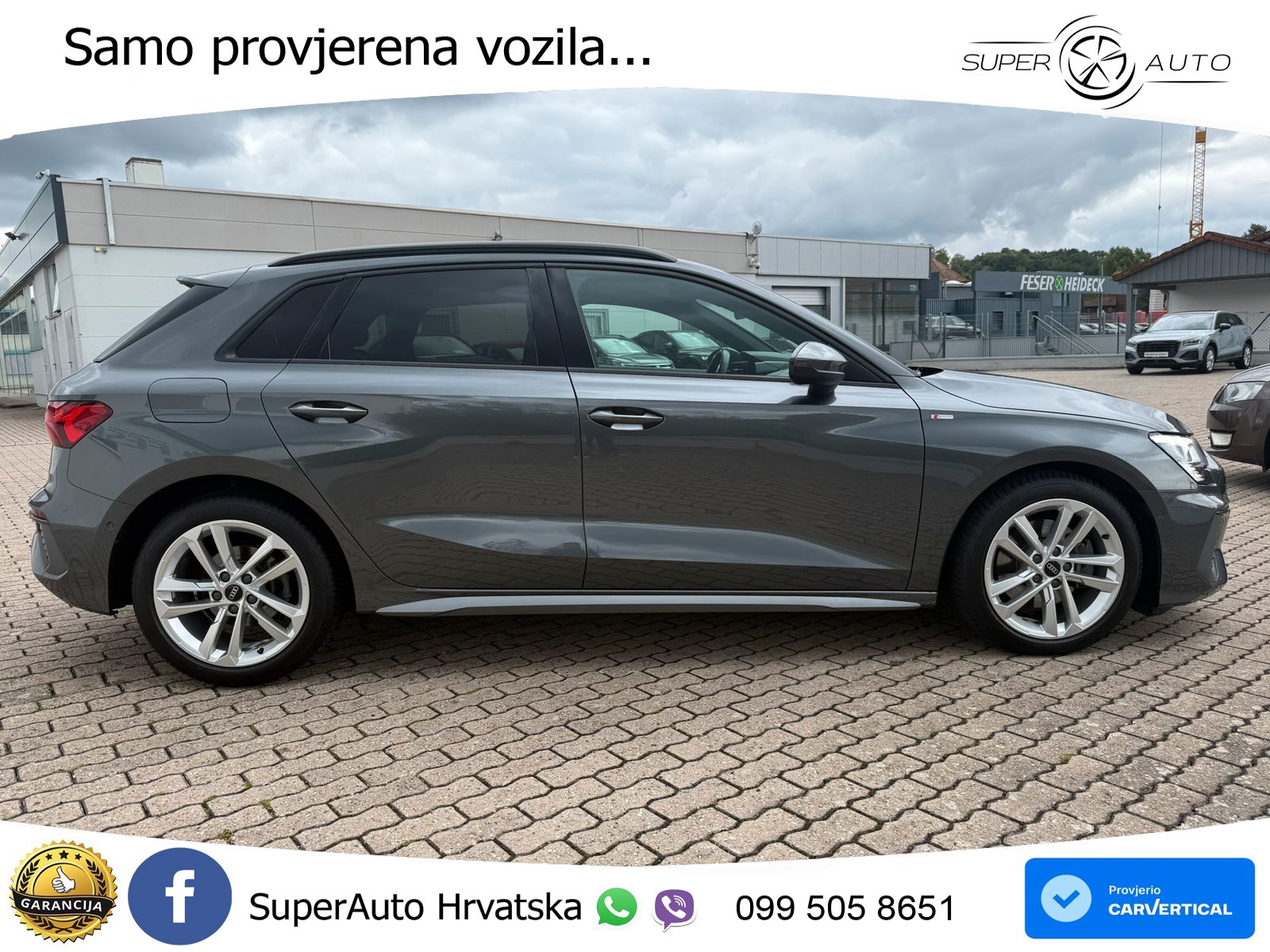 Audi A3 40 TFSI (190 KS) quattro S tronic S line LED+GR SJED+ACC