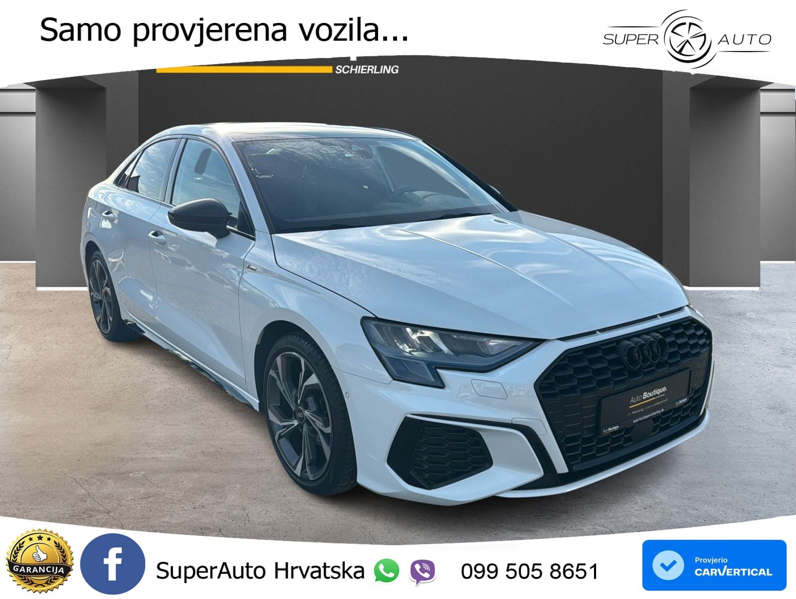 Audi A3 Limuzina 35 TDI (150 KS) S tronic S line LED+GR SJED+ACC