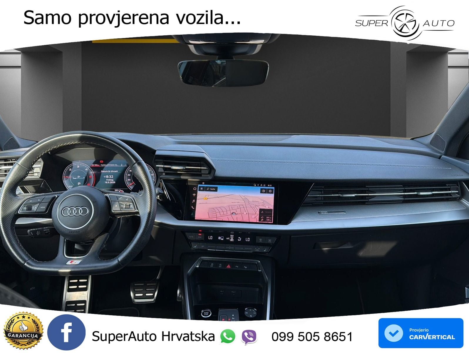 Audi A3 Limuzina 35 TDI (150 KS) S tronic S line LED+GR SJED+ACC