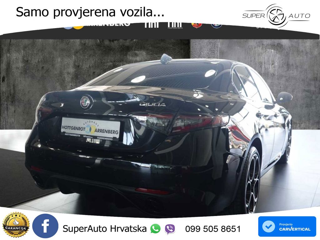 Alfa Romeo Giulia 2.0 Turbo (280 KS) Q4 Automatic LED+GR SJED+ACC