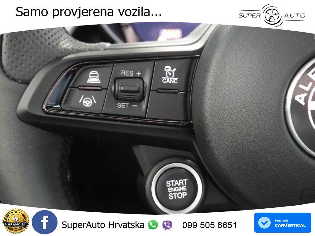 Alfa Romeo Giulia 2.0 Turbo (280 KS) Q4 Automatic LED+GR SJED+ACC