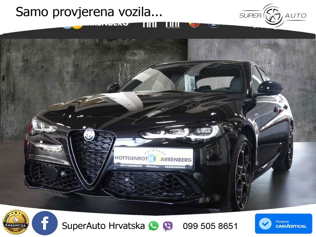 Alfa Romeo Giulia 2.0 Turbo (280 KS) Q4 Automatic LED+GR SJED+ACC