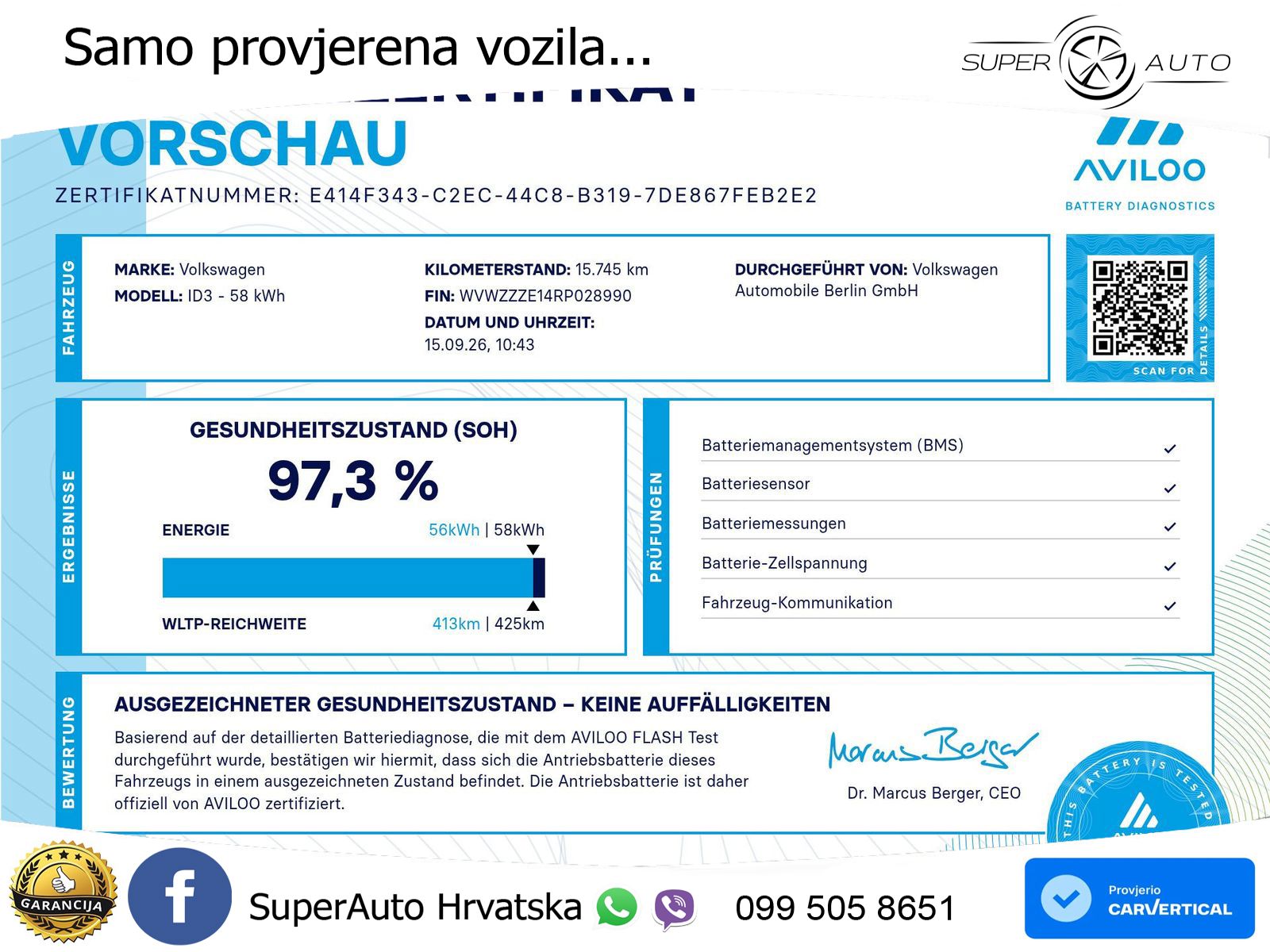 Volkswagen ID.3 Pro 62 kWh (204 KS) LED+ACC