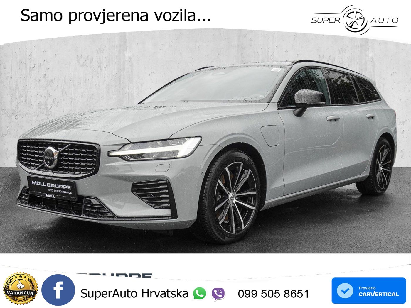Volvo V60 2.0 T8 AWD Geartronic LED+GR SJED+ACC