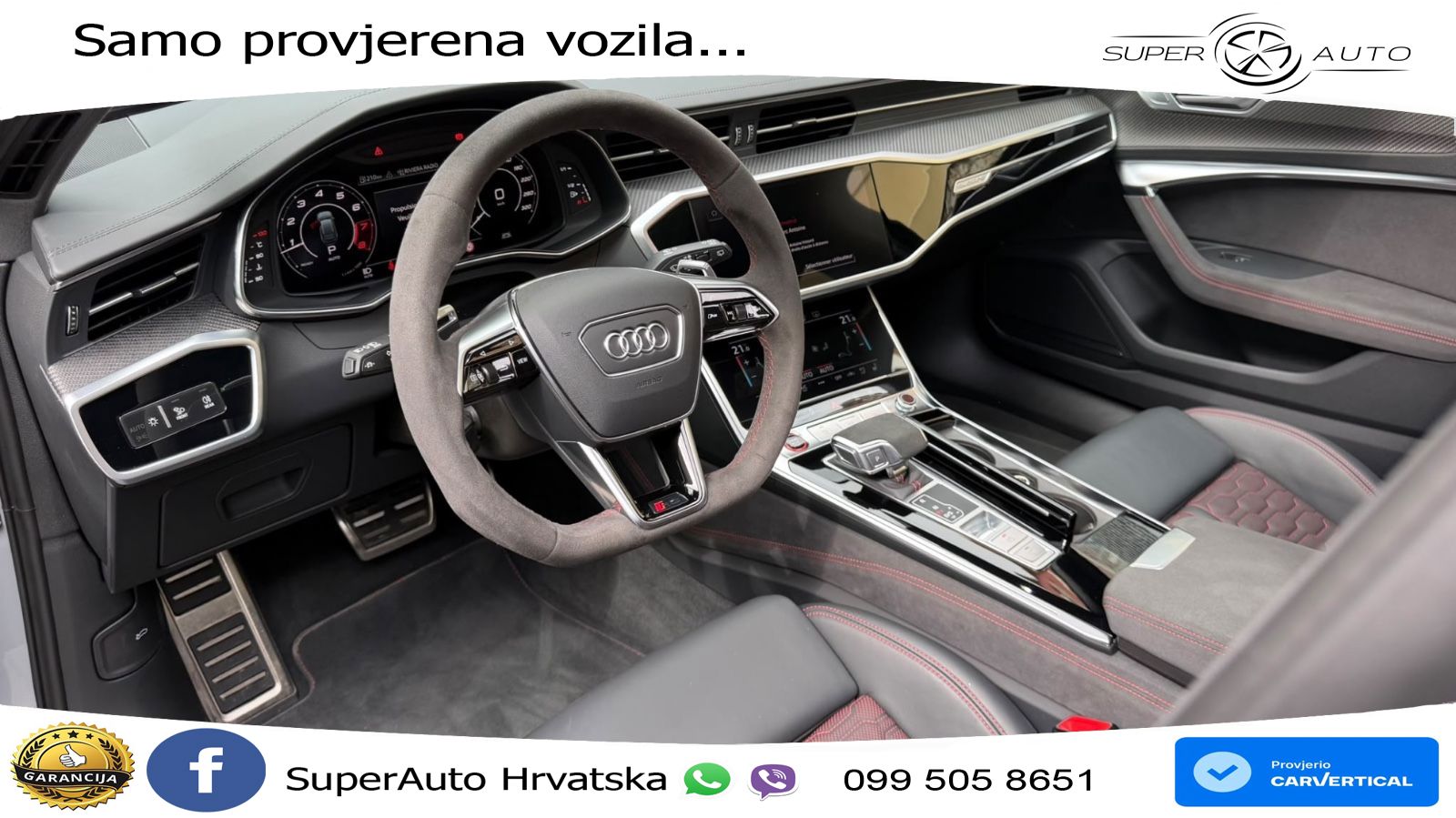 Audi RS6 Avant 4.0 TFSI V8 performance (630 KS)  quattro tiptronic