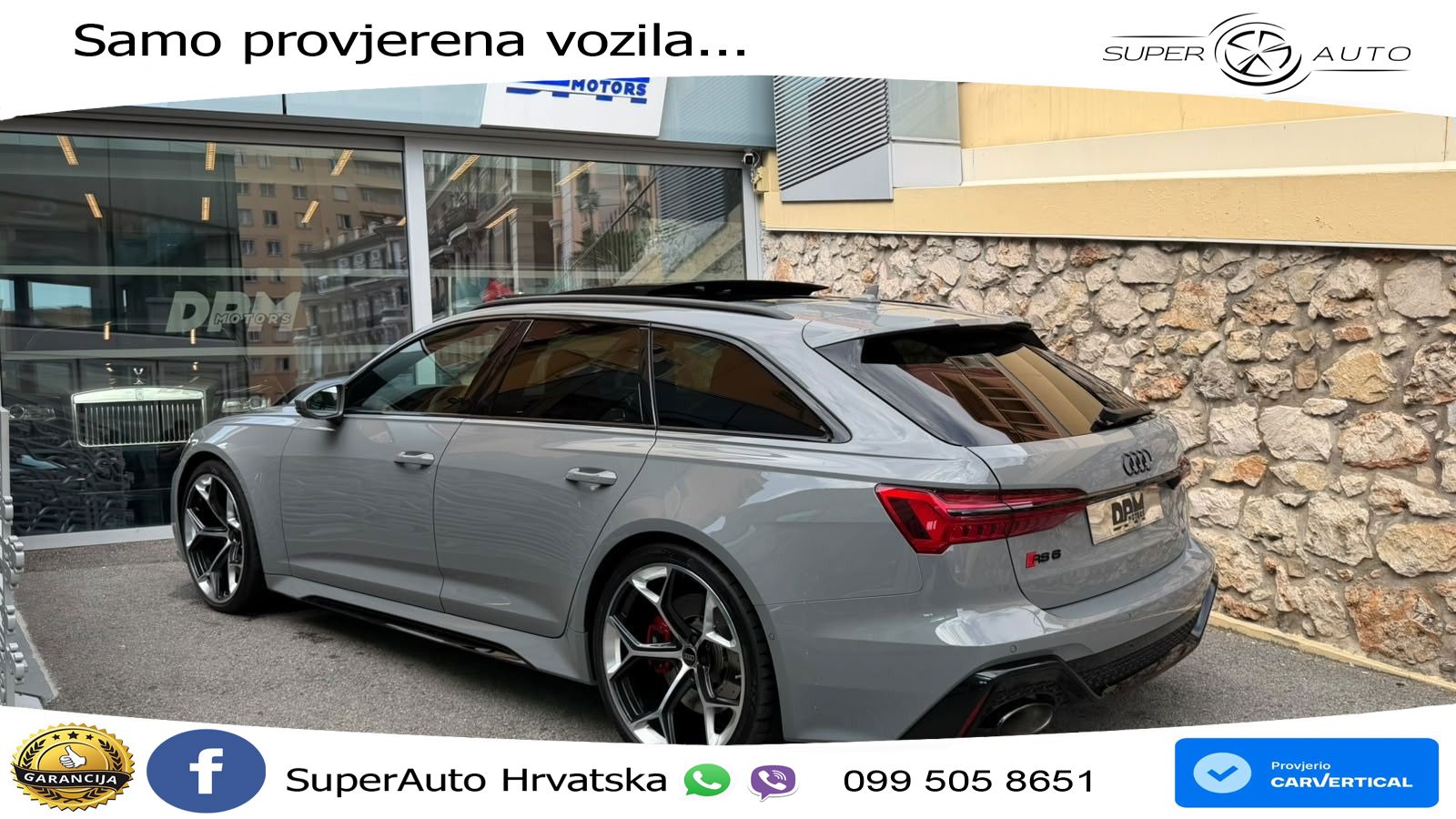 Audi RS6 Avant 4.0 TFSI V8 performance (630 KS)  quattro tiptronic