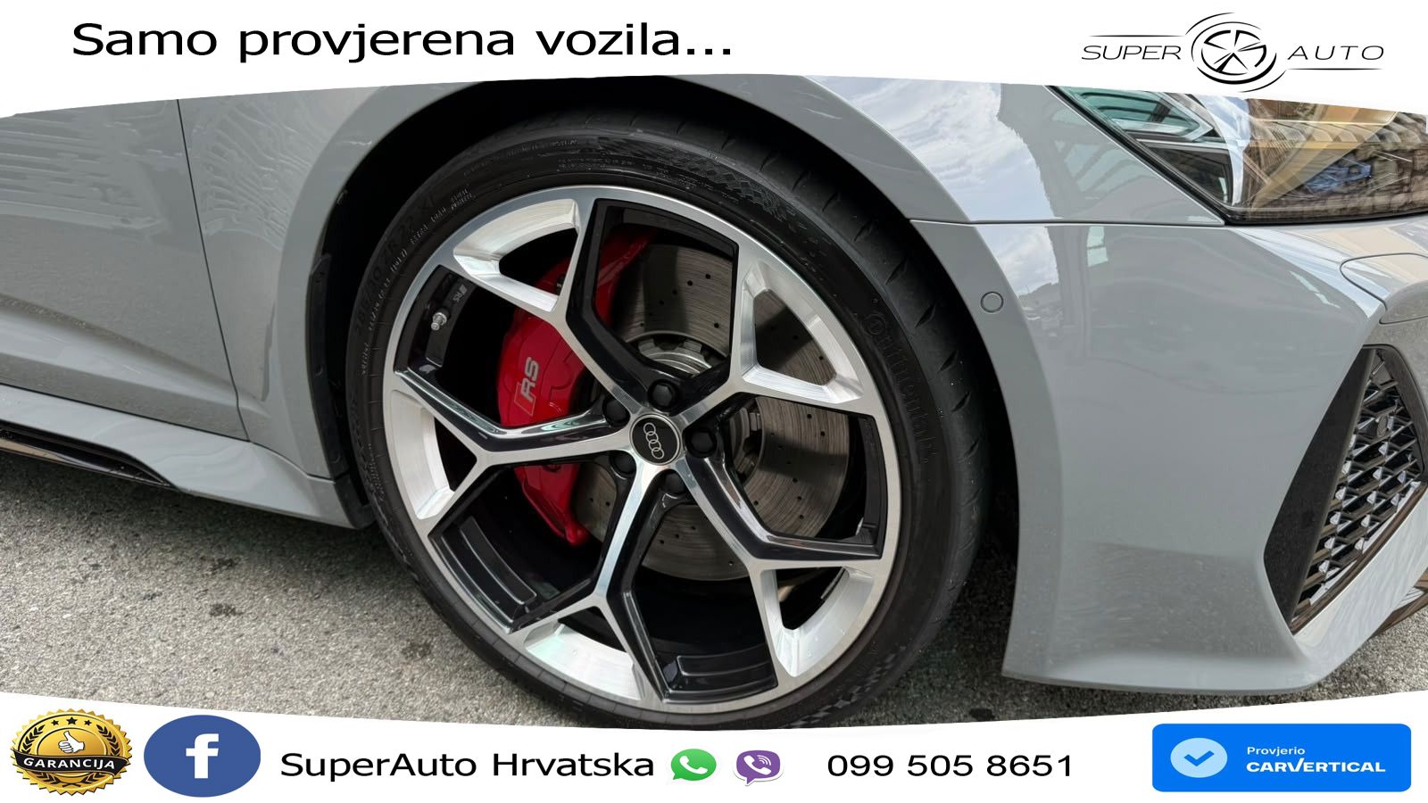 Audi RS6 Avant 4.0 TFSI V8 performance (630 KS)  quattro tiptronic