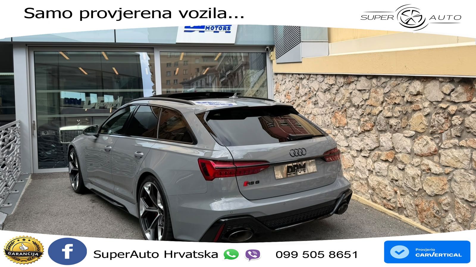Audi RS6 Avant 4.0 TFSI V8 performance (630 KS)  quattro tiptronic
