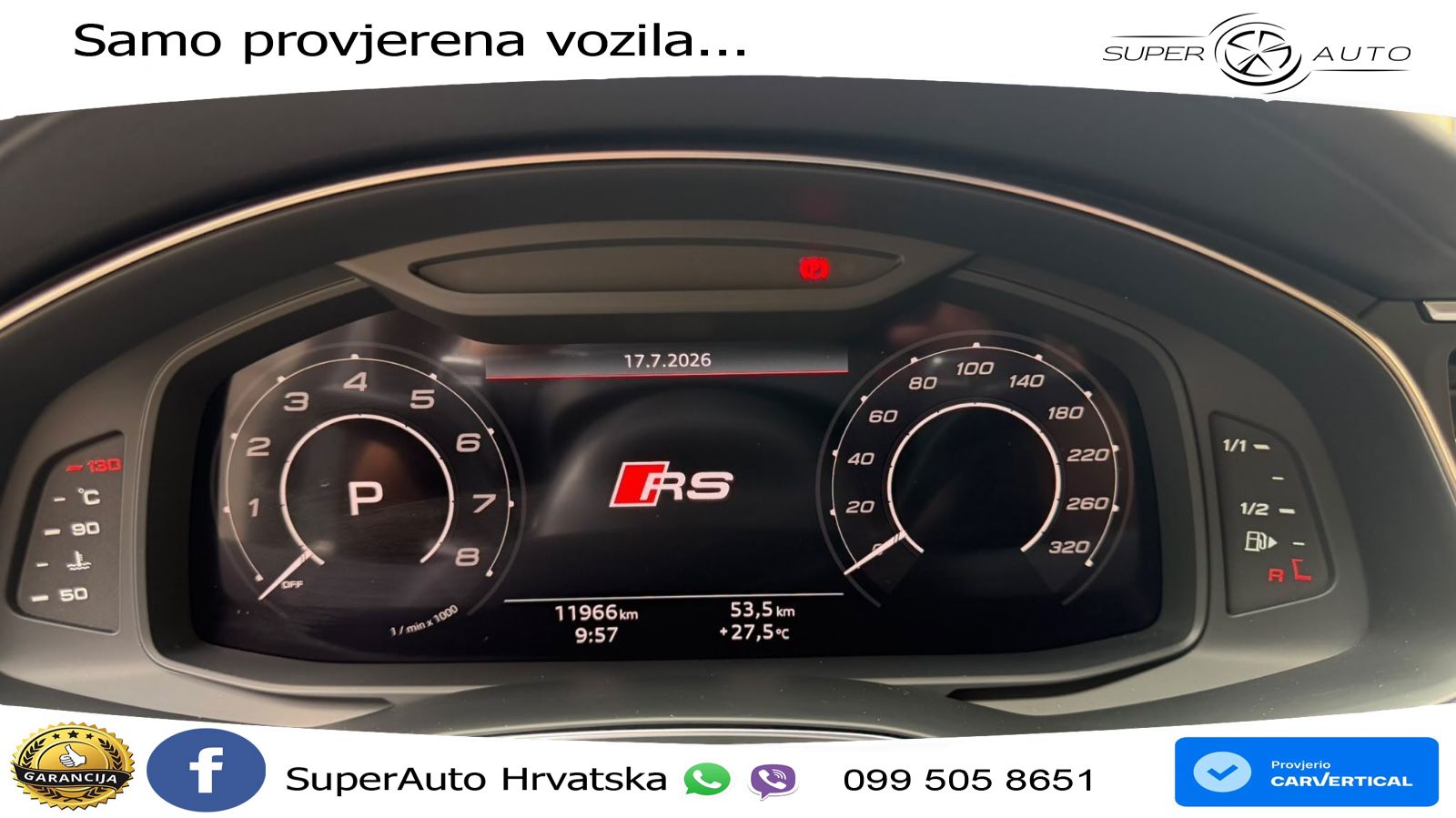 Audi RS6 Avant 4.0 TFSI V8 performance (630 KS)  quattro tiptronic