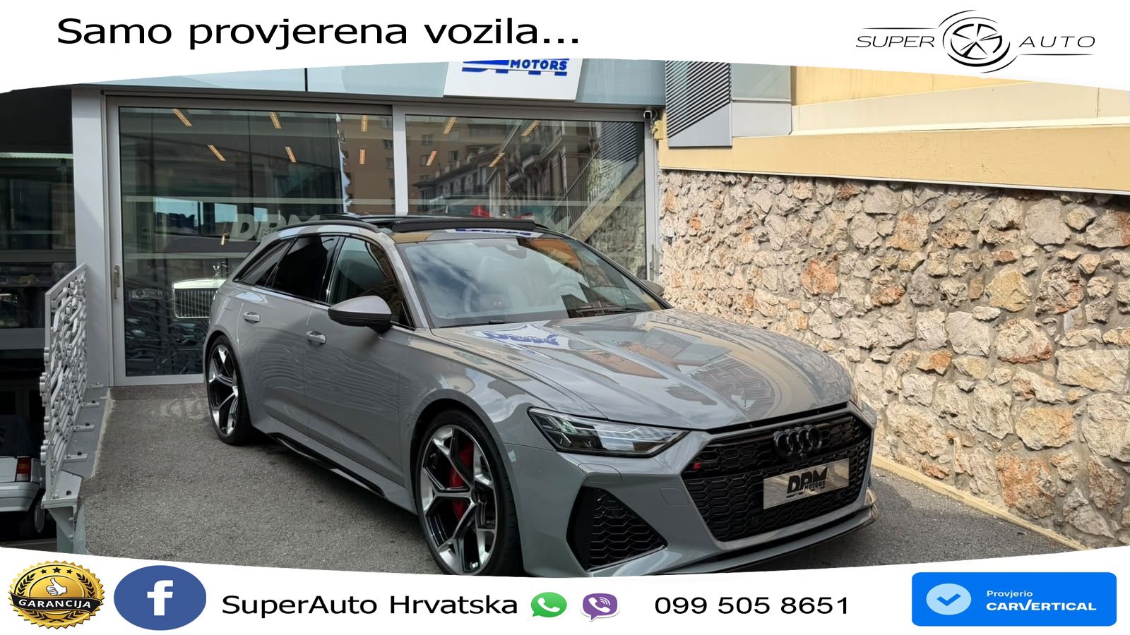 Audi RS6 Avant 4.0 TFSI V8 performance (630 KS)  quattro tiptronic