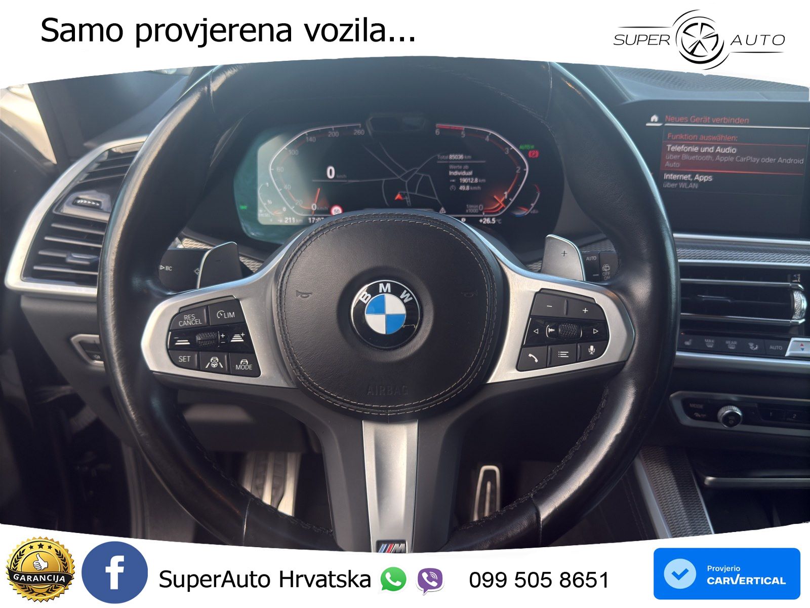BMW X5 30d (286 KS) xDrive Steptronic M Sport LED+GR SJED+ACC