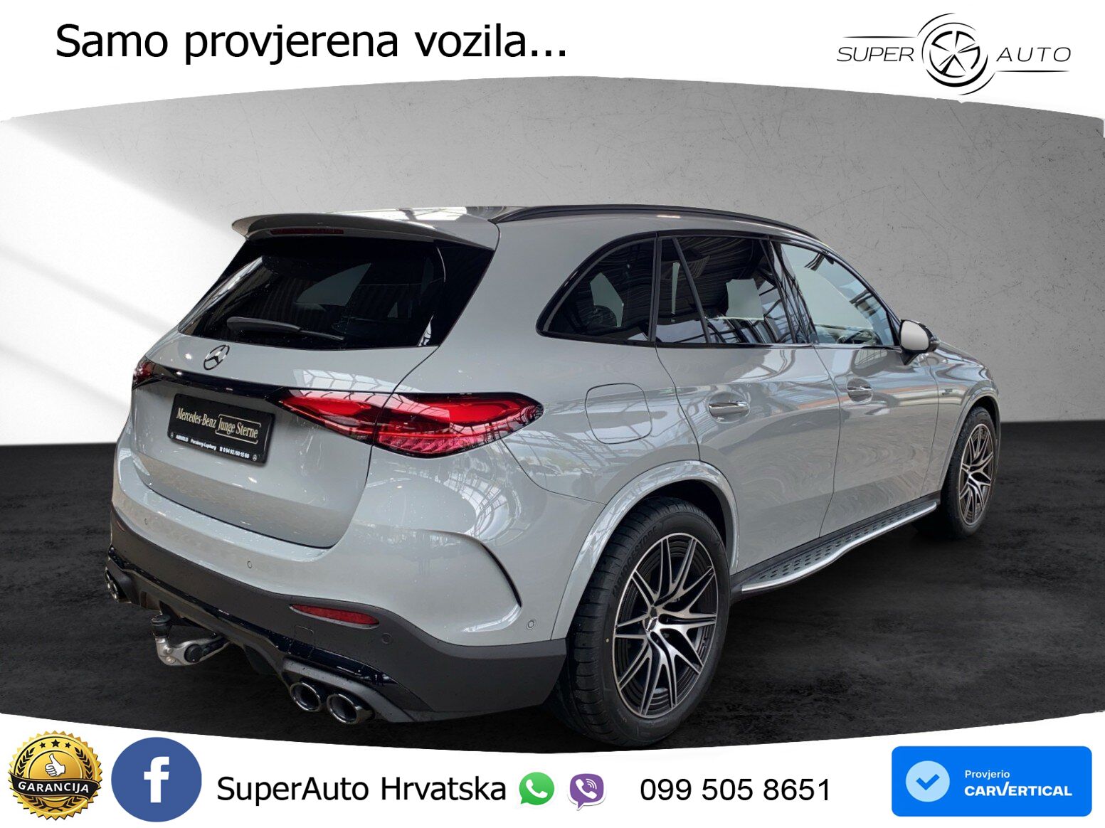 Mercedes AMG GLC 43 (421 KS) 4MATIC AMG SPEEDSHIFT MCT 9G ACC+GR SJED+360+PANO