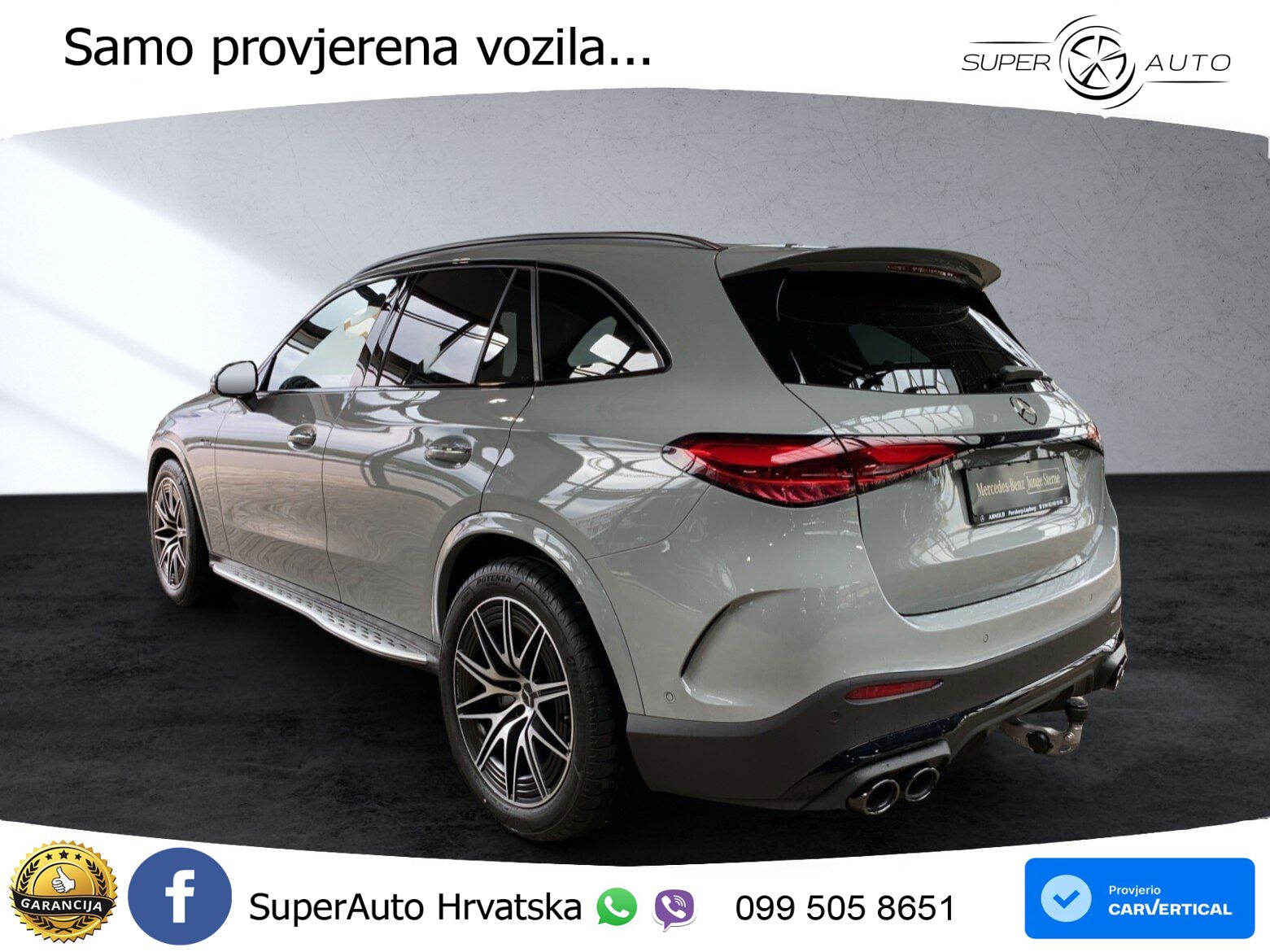 Mercedes AMG GLC 43 (421 KS) 4MATIC AMG SPEEDSHIFT MCT 9G ACC+GR SJED+360+PANO
