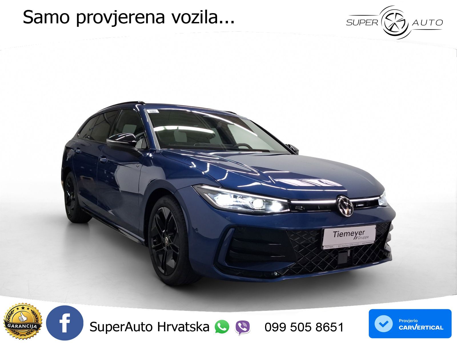 Volkswagen Passat Variant 2.0 TDI (193 KS) 4MOTION DSG R-Line LED+GR SJED+ACC