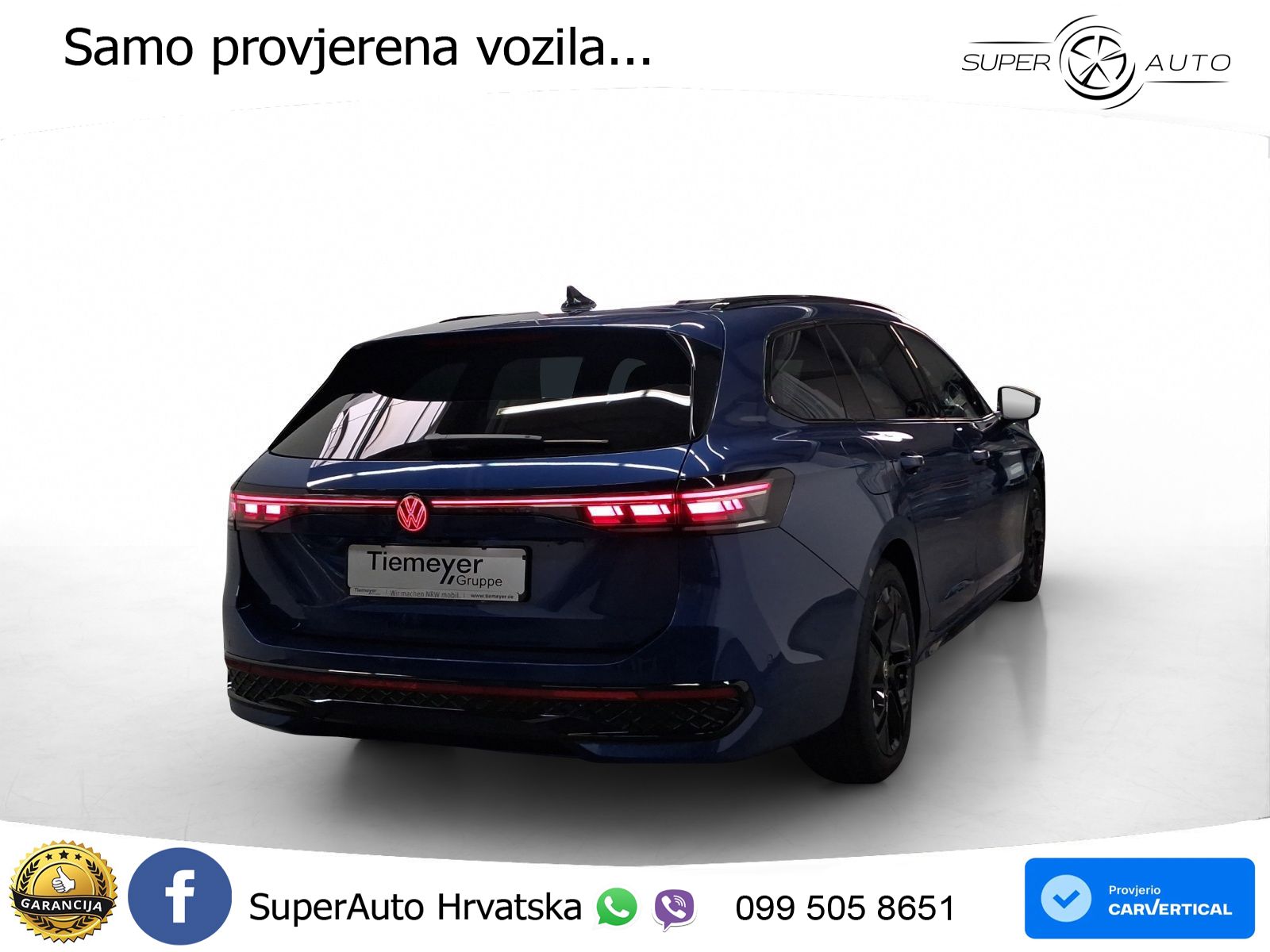 Volkswagen Passat Variant 2.0 TDI (193 KS) 4MOTION DSG R-Line LED+GR SJED+ACC