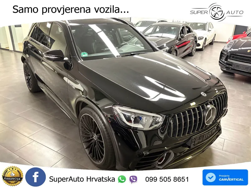 Mercedes AMG GLC 63 V8 (476 KS) 4MATIC+ MCT ZRAČNI+ACC+GR SJED+KAM+PANO