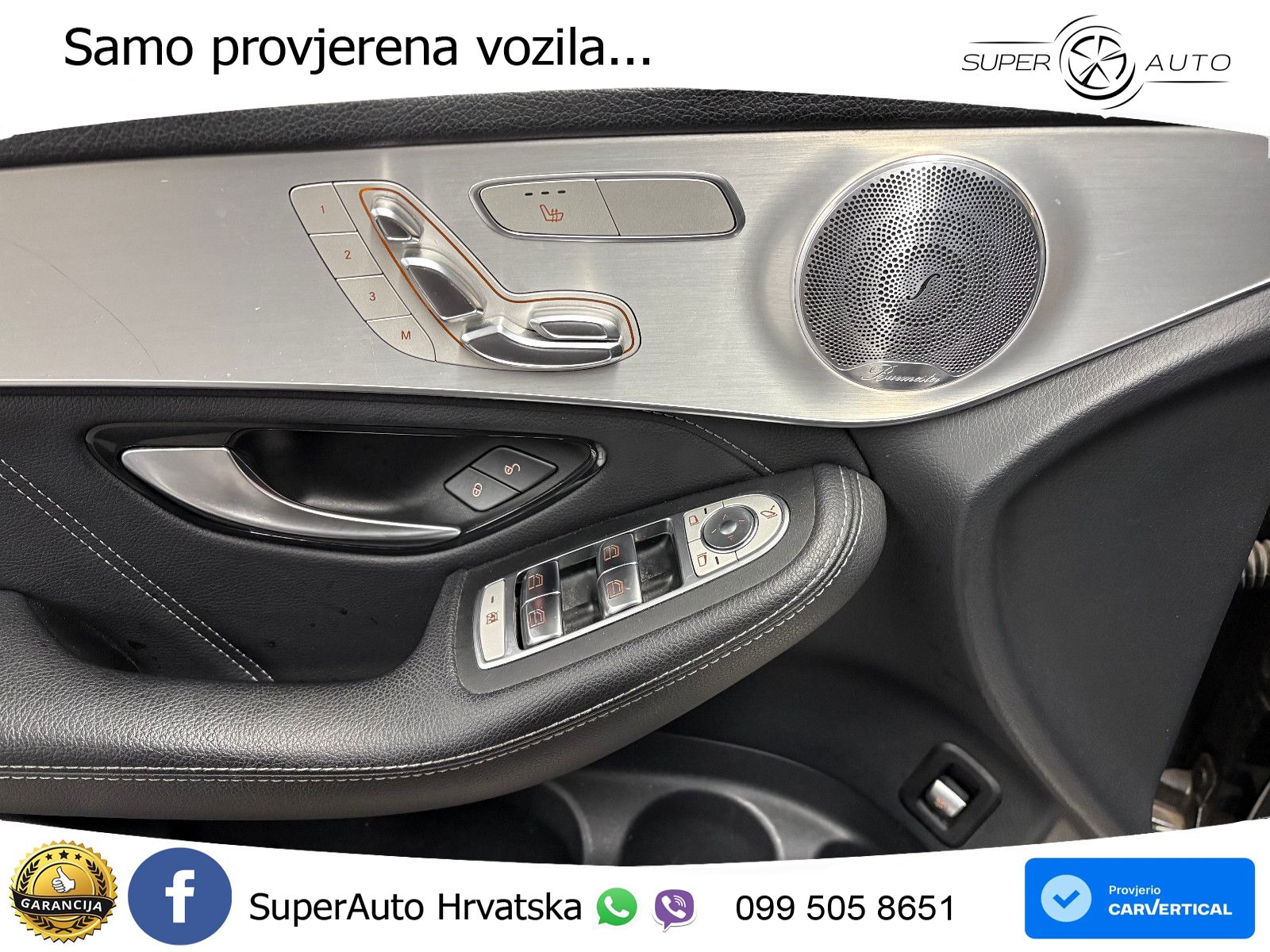 Mercedes AMG GLC 63 V8 (476 KS) 4MATIC+ MCT ZRAČNI+ACC+GR SJED+KAM+PANO