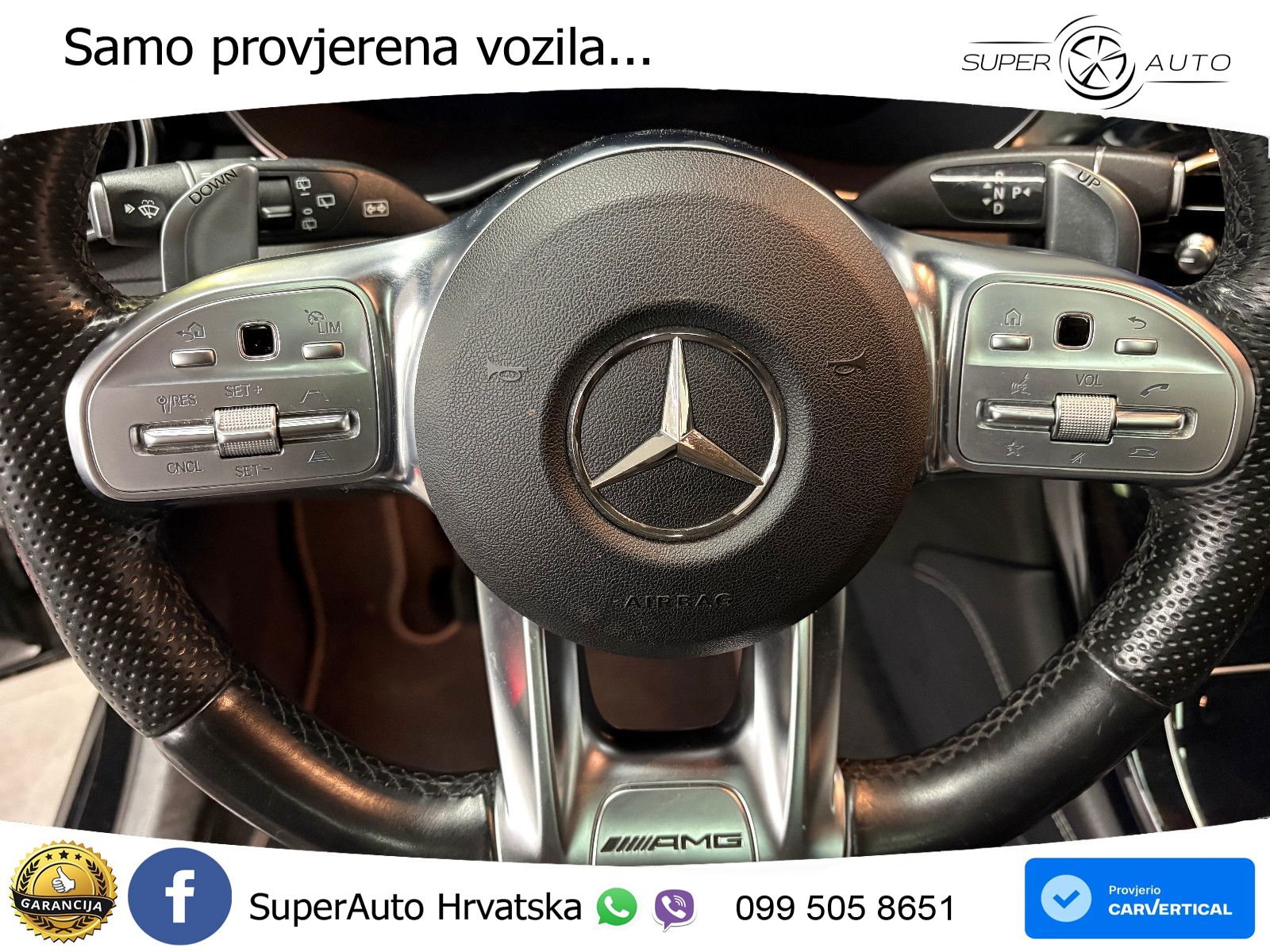 Mercedes AMG GLC 63 V8 (476 KS) 4MATIC+ MCT ZRAČNI+ACC+GR SJED+KAM+PANO