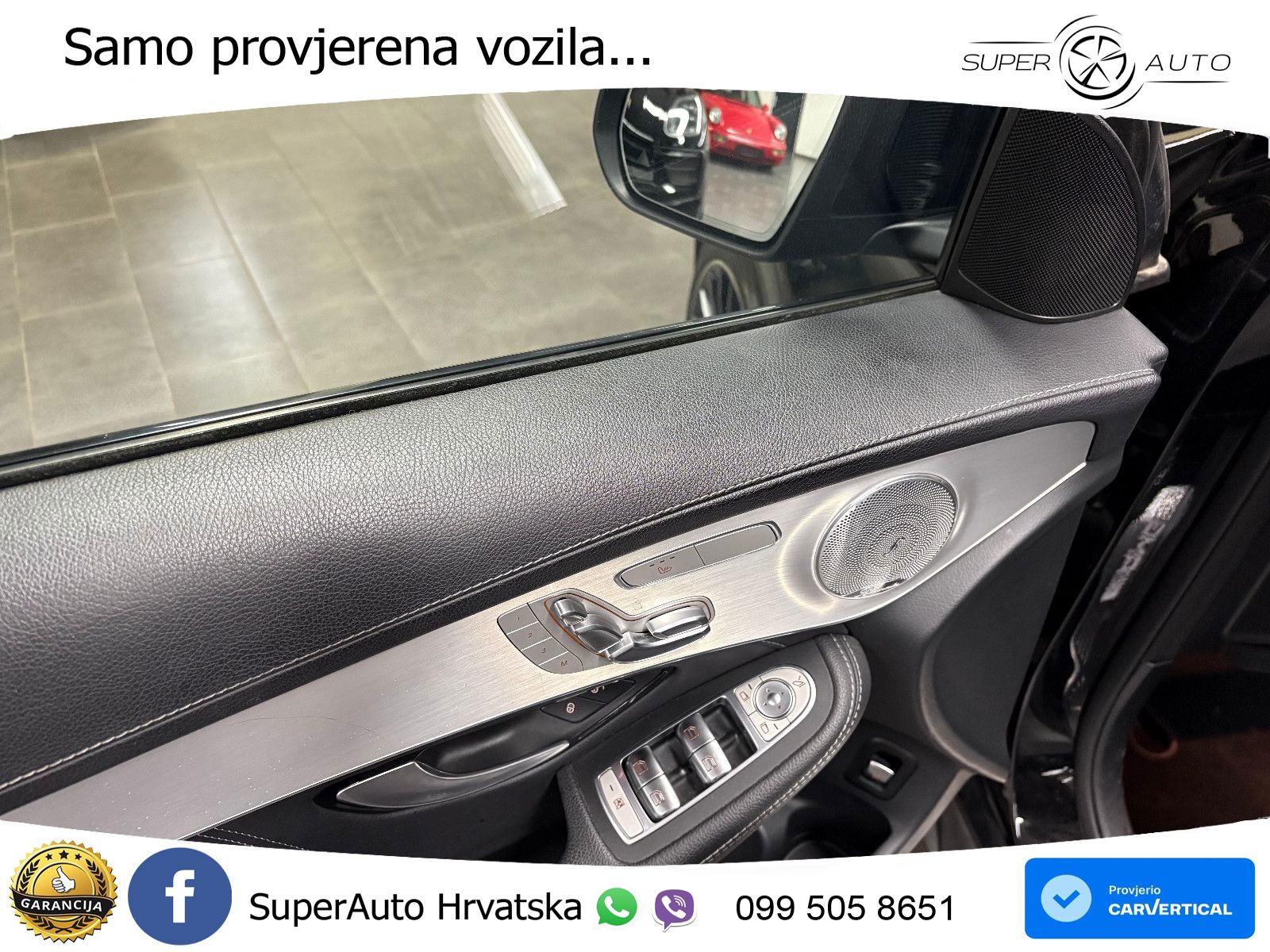 Mercedes AMG GLC 63 V8 (476 KS) 4MATIC+ MCT ZRAČNI+ACC+GR SJED+KAM+PANO