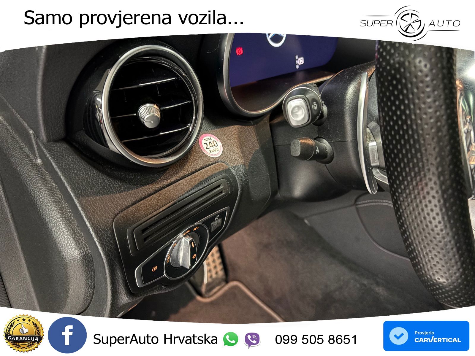 Mercedes AMG GLC 63 V8 (476 KS) 4MATIC+ MCT ZRAČNI+ACC+GR SJED+KAM+PANO