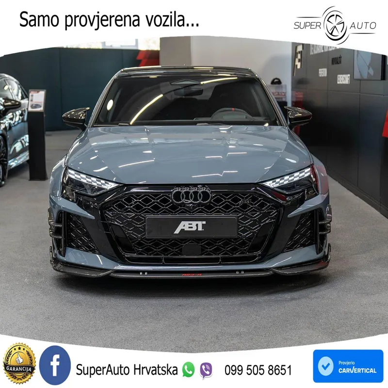 Audi RS3 Sedan 2.5 TFSI (400 KS) quattro S tronic ABT LED+GR SJED+ACC
