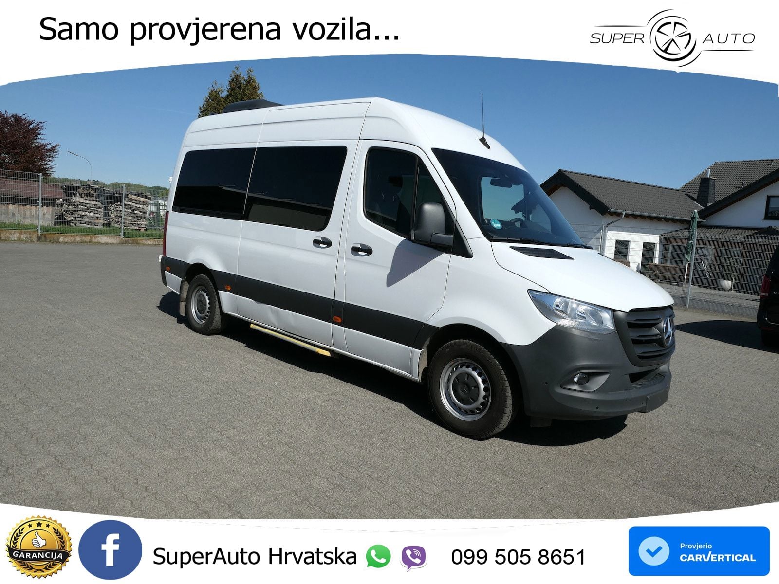 Mercedes-Benz Sprinter 317 Kombi Bus 8Sitze hydr.Rollstuhllift 170 KS