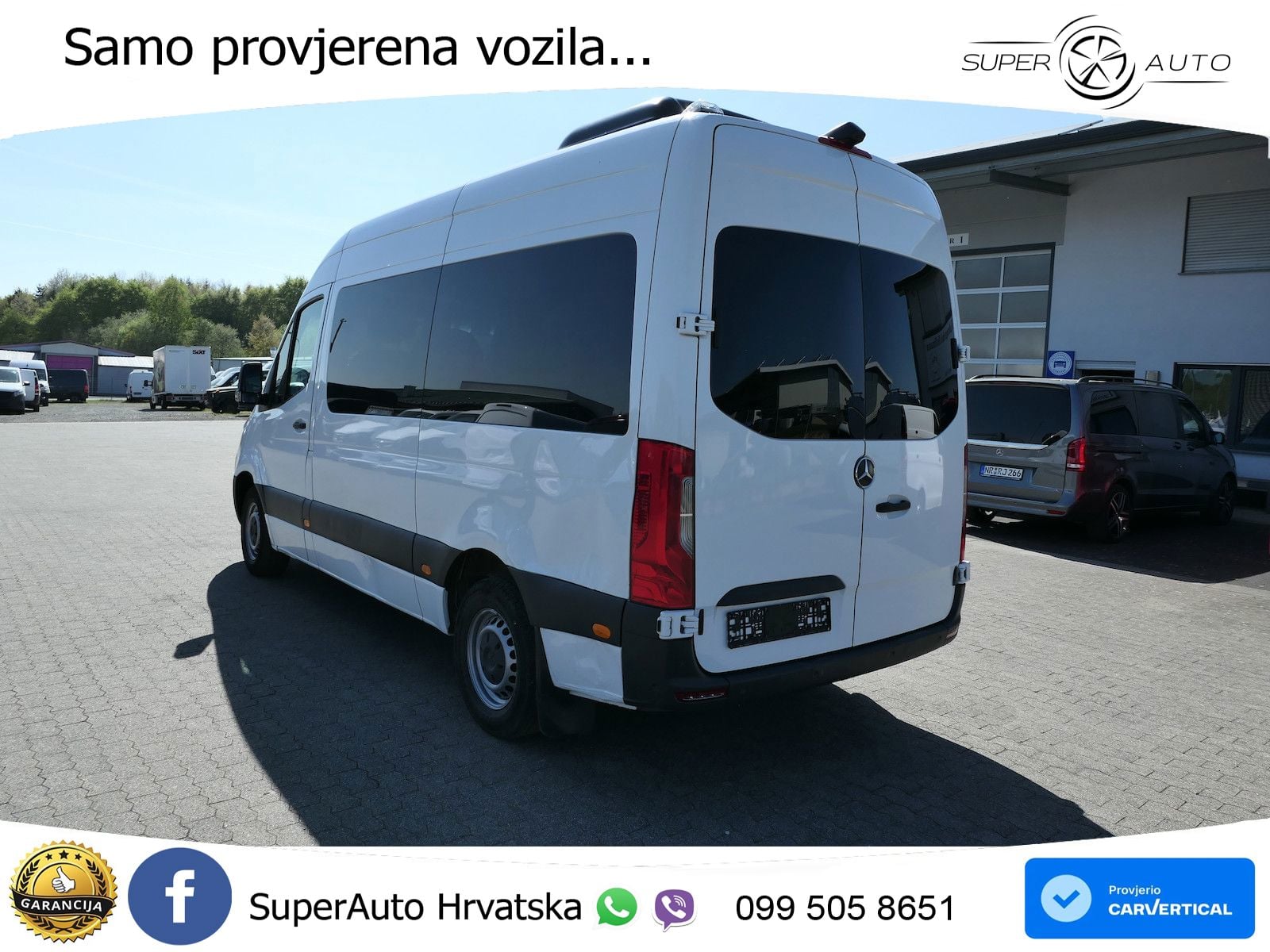 Mercedes-Benz Sprinter 317 Kombi Bus 8Sitze hydr.Rollstuhllift 170 KS