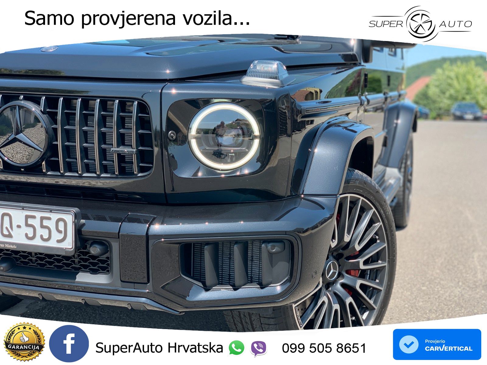 Mercedes AMG G 63 Long V8 (585 KS) 4MATIC 9G-TRONIC AMG SPEEDSHIFT TCT LED+GR SJED+ACC