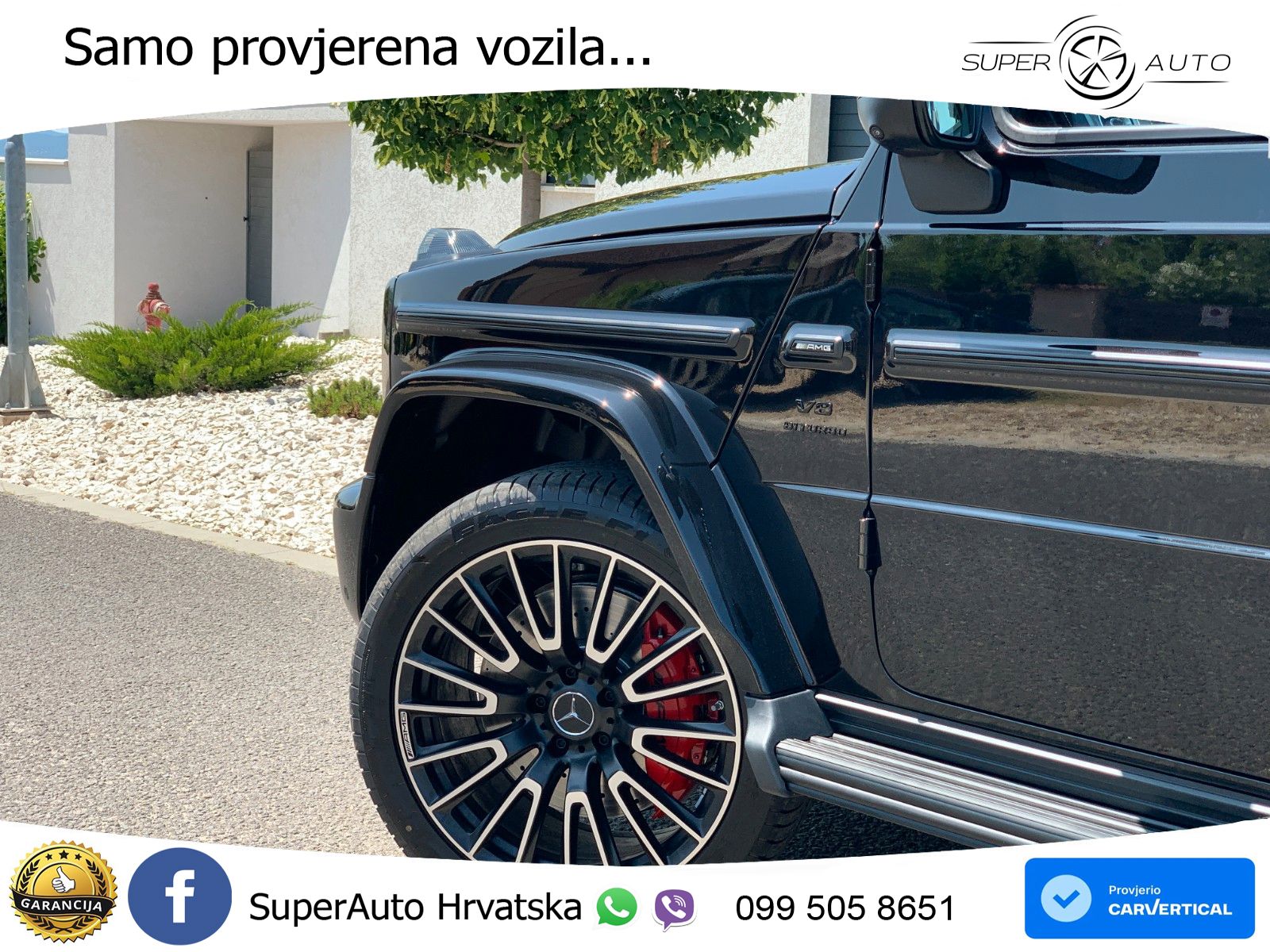 Mercedes AMG G 63 Long V8 (585 KS) 4MATIC 9G-TRONIC AMG SPEEDSHIFT TCT LED+GR SJED+ACC