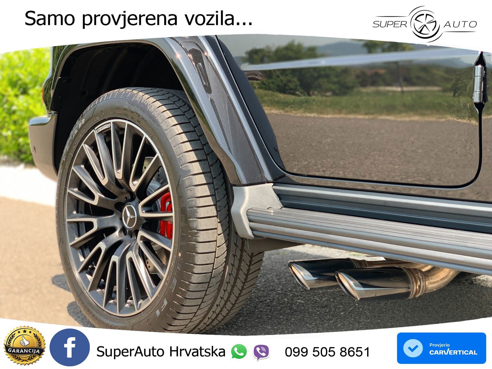 Mercedes AMG G 63 Long V8 (585 KS) 4MATIC 9G-TRONIC AMG SPEEDSHIFT TCT LED+GR SJED+ACC