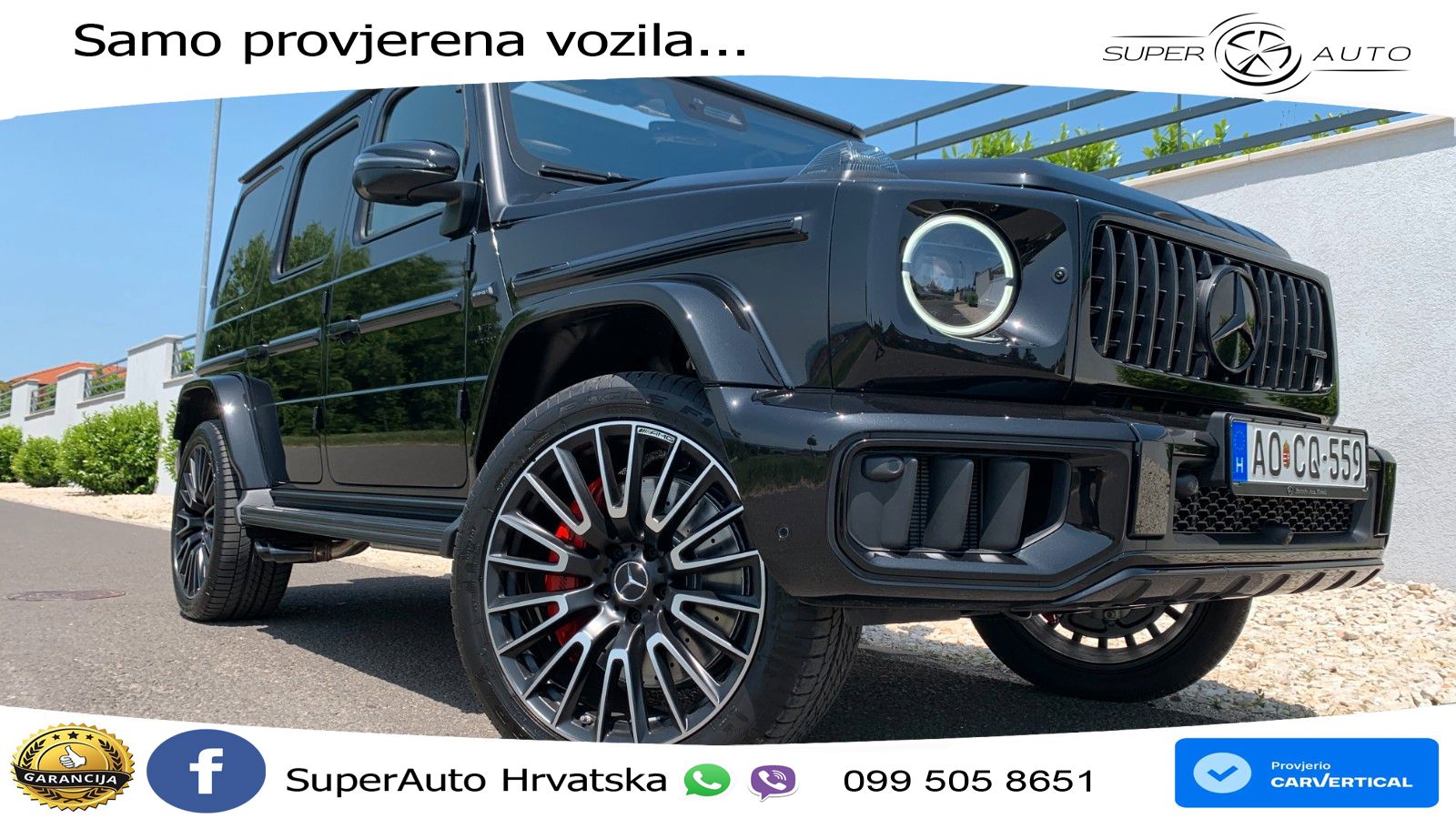 Mercedes AMG G 63 Long V8 (585 KS) 4MATIC 9G-TRONIC AMG SPEEDSHIFT TCT LED+GR SJED+ACC
