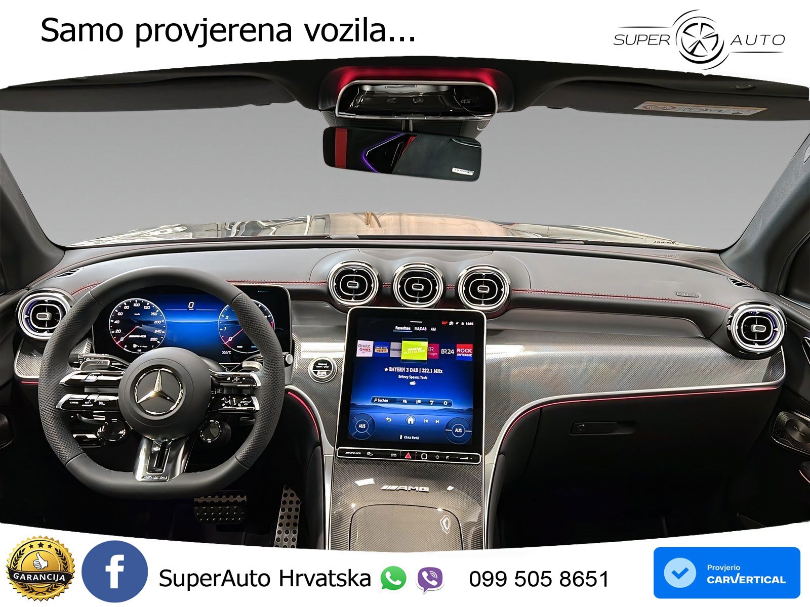 Mercedes AMG GLC 53 (449 KS) 4MATIC+ AMG SPEEDSHIFT TCT 9G ACC+GR SJED+360+PANO