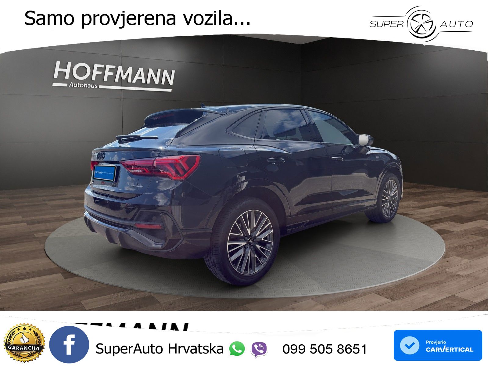 Audi Q3 Sportback 40 TDI (193 KS) quattro S tronic S line LED+ACC