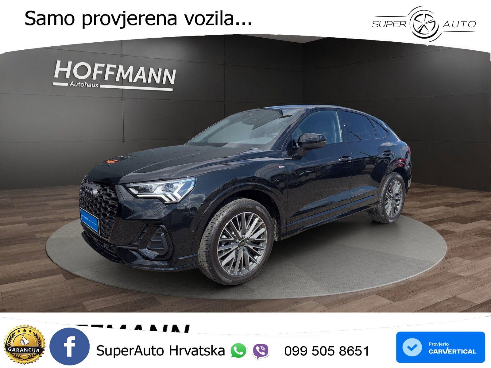 Audi Q3 Sportback 40 TDI (193 KS) quattro S tronic S line LED+ACC