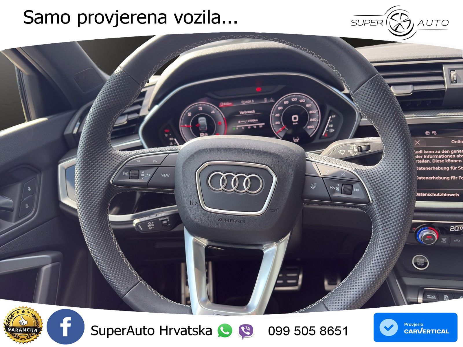 Audi Q3 Sportback 40 TDI (193 KS) quattro S tronic S line LED+ACC