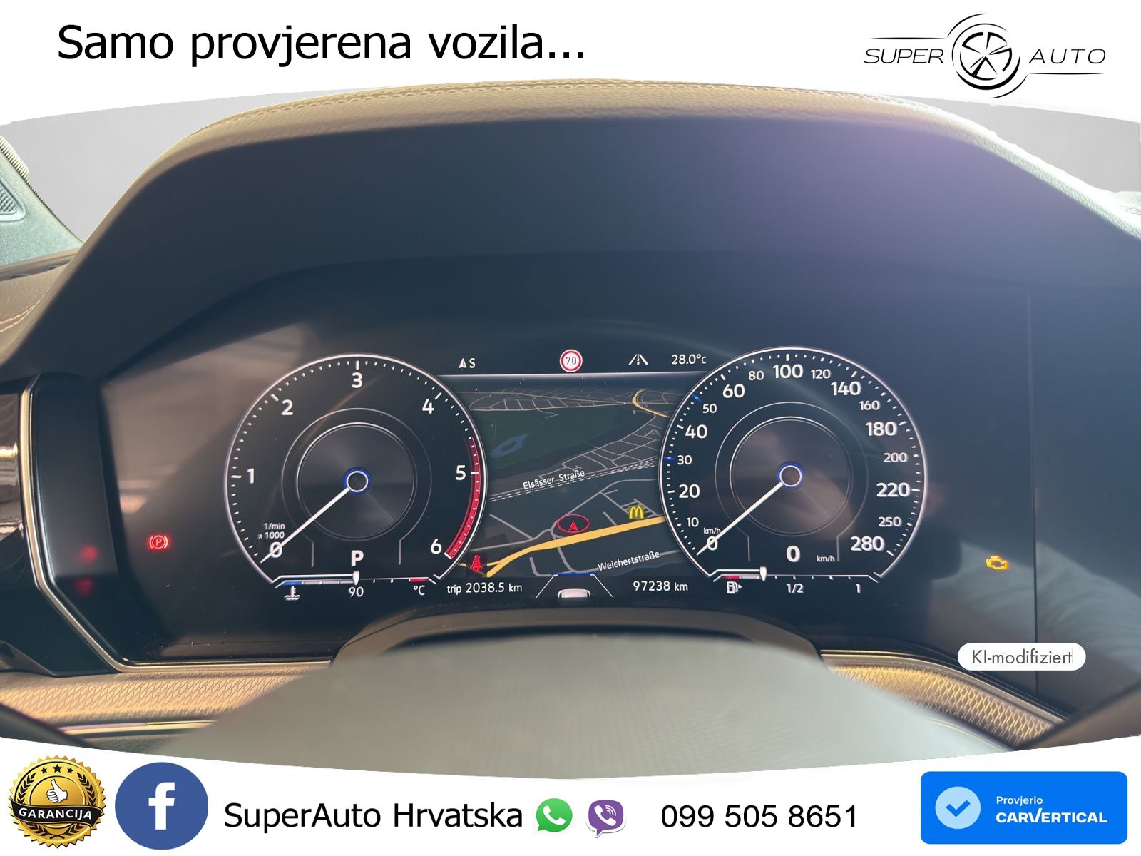 Volkswagen Touareg 3.0 V6 TDI (286 KS) 4MOTION Tiptronic R-Line ZRAČNI+ACC+GR SJED+KAM