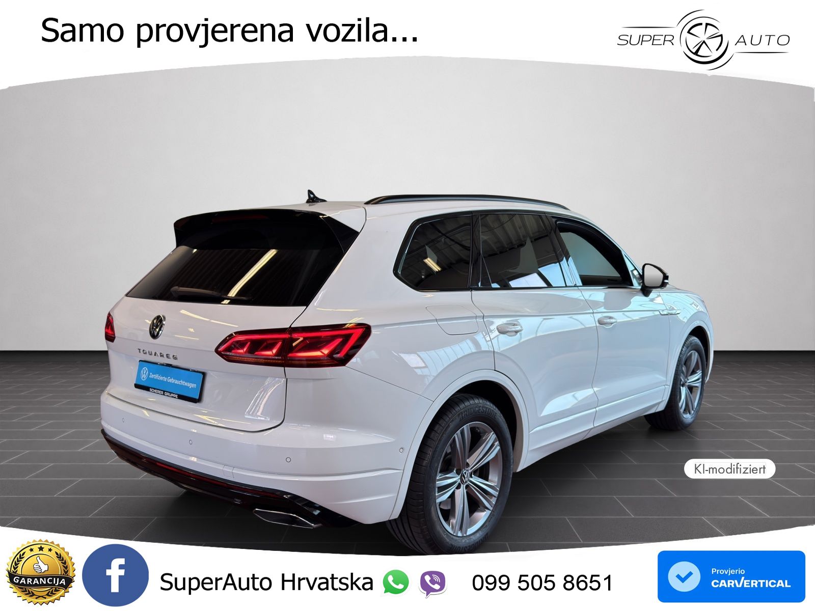 Volkswagen Touareg 3.0 V6 TDI (286 KS) 4MOTION Tiptronic R-Line ZRAČNI+ACC+GR SJED+KAM
