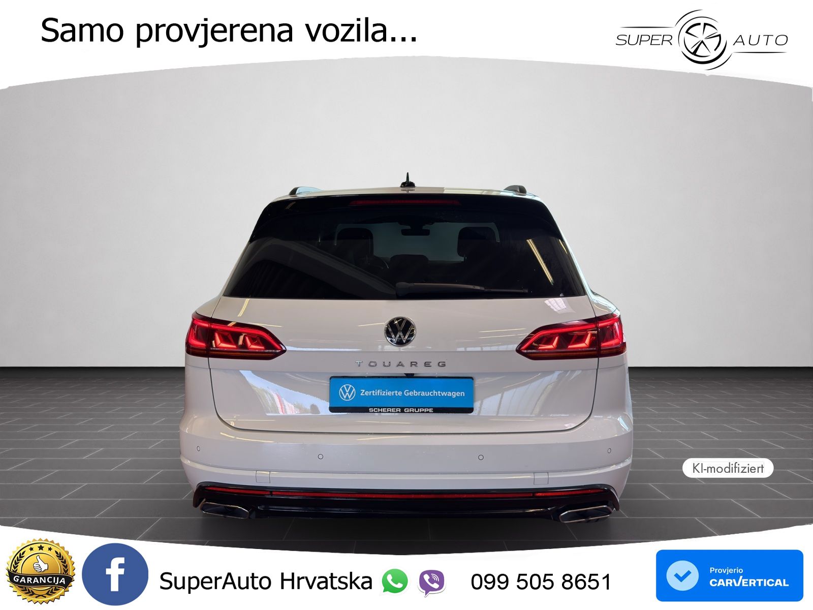 Volkswagen Touareg 3.0 V6 TDI (286 KS) 4MOTION Tiptronic R-Line ZRAČNI+ACC+GR SJED+KAM