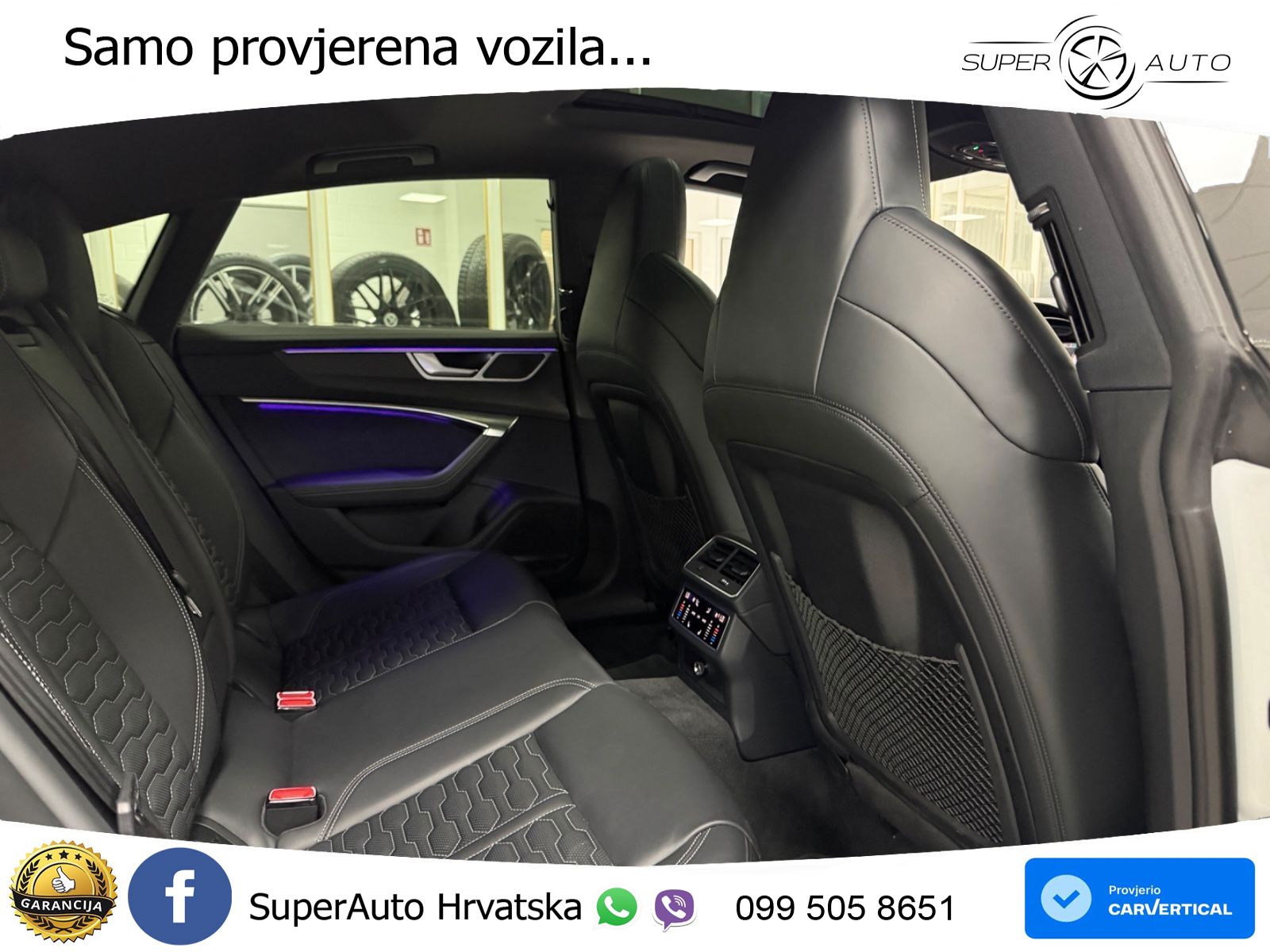 Audi RS7 4.0 TFSI V8 performance (630 KS) quattro tiptronic LED+GR SJED+ACC