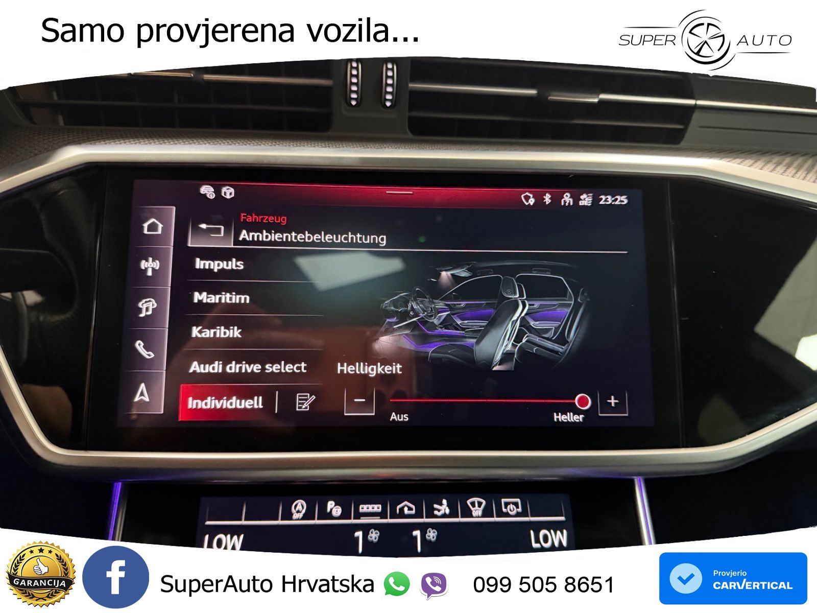 Audi RS7 4.0 TFSI V8 performance (630 KS) quattro tiptronic LED+GR SJED+ACC