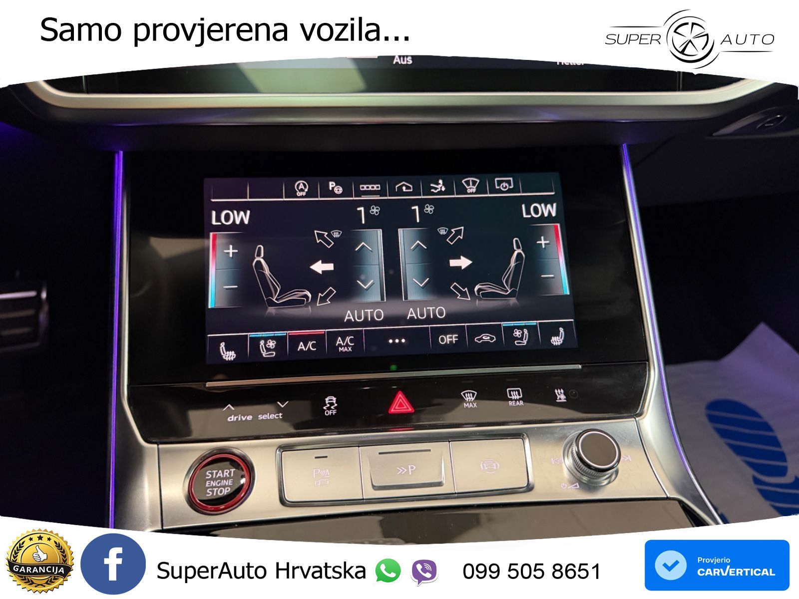 Audi RS7 4.0 TFSI V8 performance (630 KS) quattro tiptronic LED+GR SJED+ACC