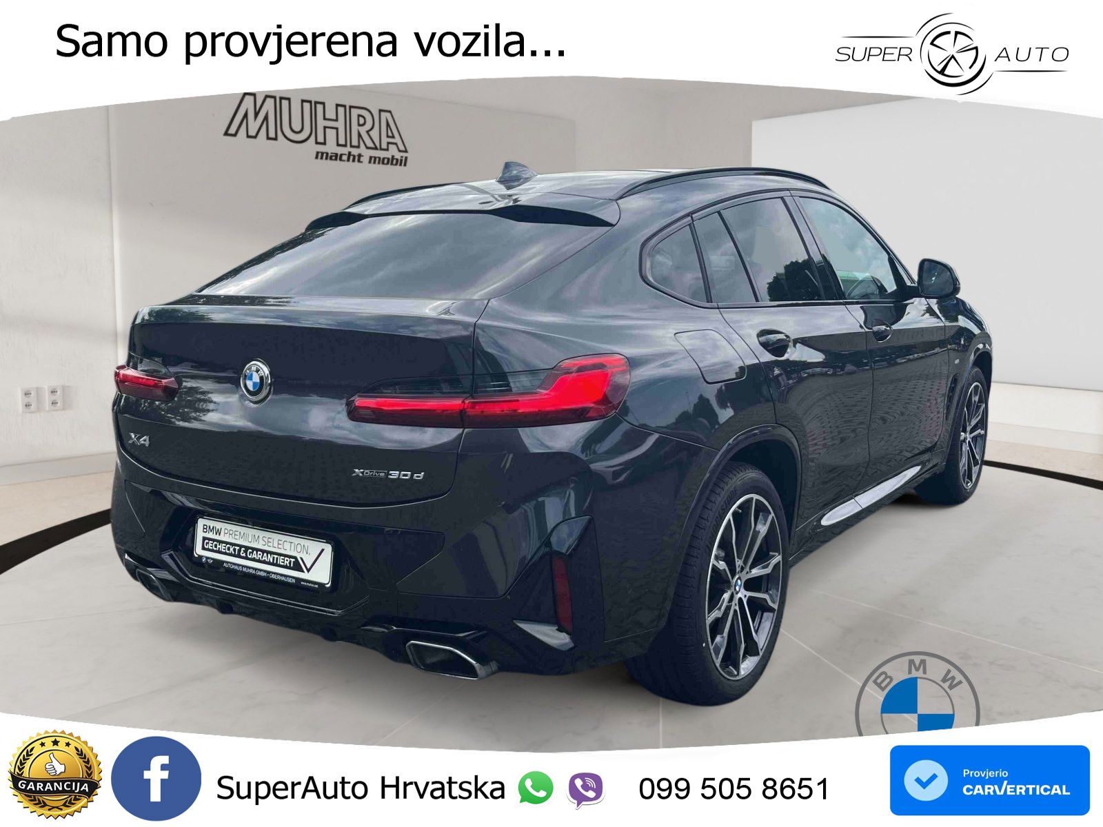 BMW X4 30d (286 KS) xDrive Steptronic M Sport LED+GR SJED+ACC