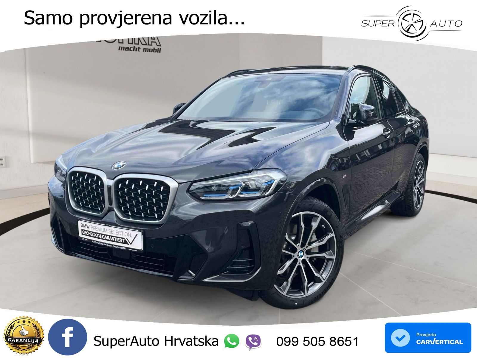 BMW X4 30d (286 KS) xDrive Steptronic M Sport LED+GR SJED+ACC